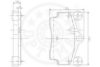 OPTIMAL 12521 Brake Pad Set, disc brake